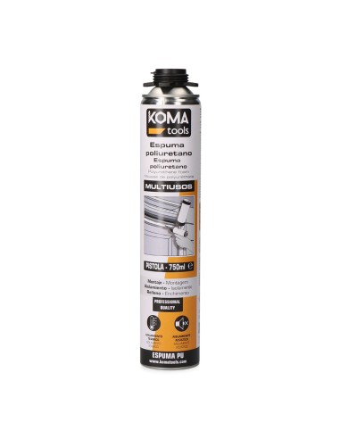 Espuma poliuretano pistola 750 ml