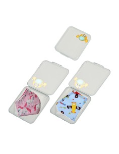 Porta mascarillas pocket 11x12,4x1,2cm colores / modelos surtidos