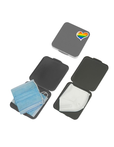 Porta mascarillas pocket 11x12,4x1,2cm colores / modelos surtidos