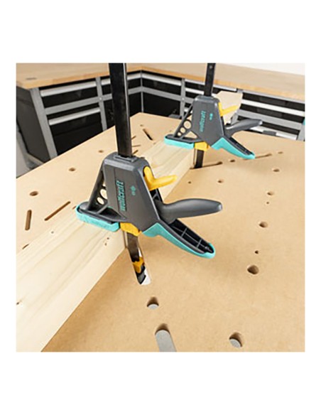 Sargento monomanual 1" ehz pro 100-150, 100mm largo 3030000 wolfcraft