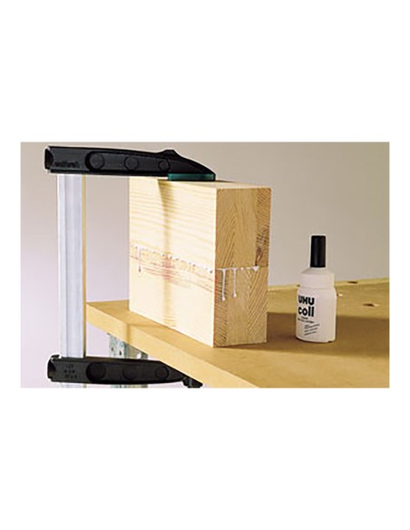 Sargento de tornillo 1" sz 50-150 50mm largo 3606000 wolfcraft