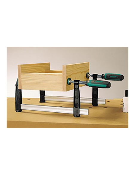 Sargento de tornillo 1" sc 80-150 80mm largo 3057000 wolfcraft