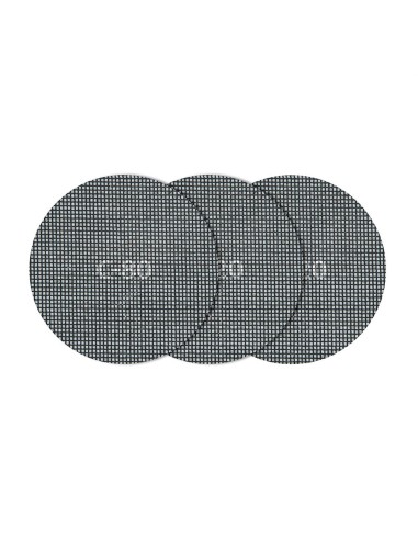 Pack 5 tejidos de rejilla adherentes carburo de silicio grano 80,120,220 ø125mm 8464000 wolfcraft