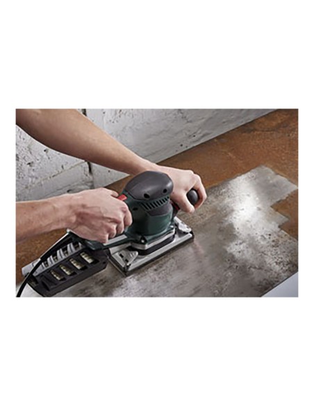 Set 10 hojas de lijar adhesivas corindón de grano 120 de 93x185mm 1768000 wolfcraft