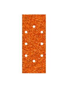 Pack 5 hojas de lija de corindón grano 40 perforadas oval 93x230mm 1971000 wolfcraft