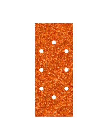 Pack 5 hojas de lija de corindón grano 40 perforadas oval 93x230mm 1971000 wolfcraft
