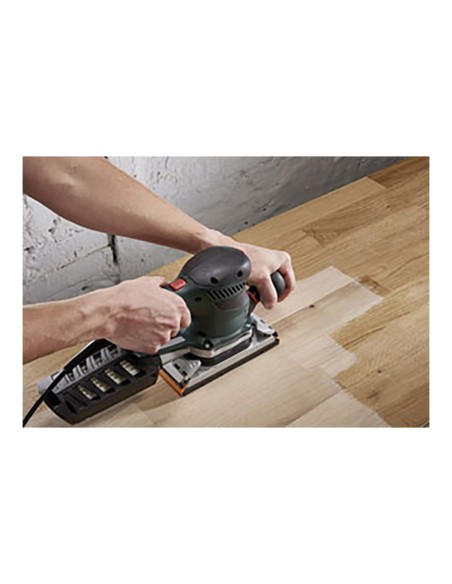 Pack 5 hojas de lija de corindón grano 40 perforadas oval 93x230mm 1971000 wolfcraft