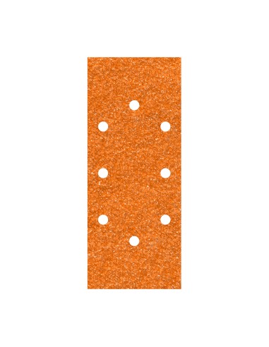 Pack 5 hojas de lija de corindón grano 120 perforadas oval 93x230mm 1973000 wolfcraft