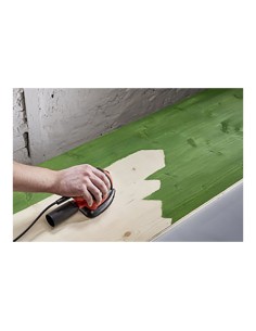 Pack 10 hojas de lijar adhesivas, corindón grano 240 perforadas 96x136mm 1764000 wolfcraft 2