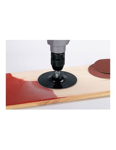 Plato para taladro, fixoflex, vástago redondo 8mm ø125mm 2223000 wolfcraft 2