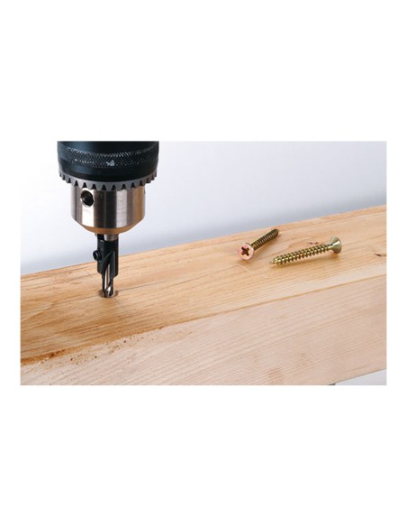 Broca de taladro para madera ø3,5-5/9,5mm 2500000 wolfcraft