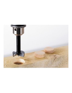 Fresa de embutir cilíndrica, longitud total 53mm ø35mm 3302000 wolfcraft 2