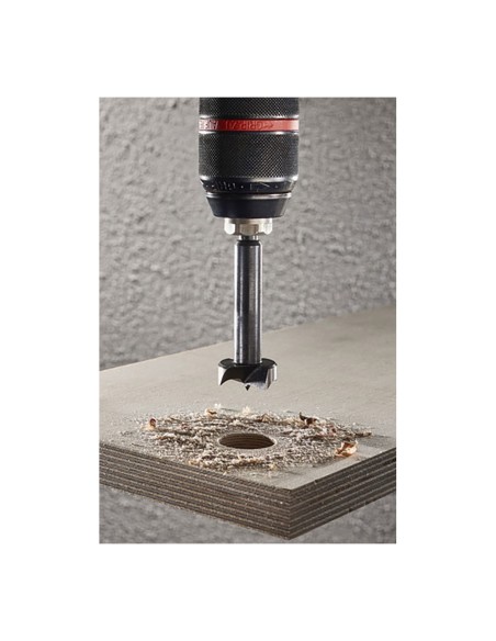 Fresa de embutir cilíndrica, longitud total 53mm ø35mm 3302000 wolfcraft