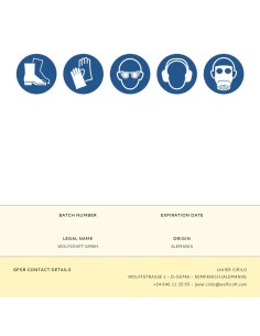 Llave de brida universal para amoladoras angulares 2459000 wolfcraft 2