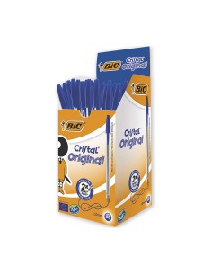 Bolígrafoscristal azul, 50 uds 2