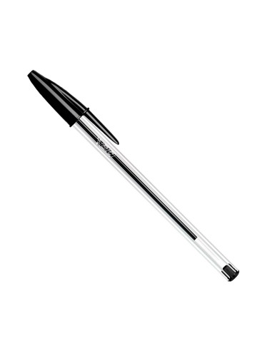 Bolígrafos cristal negro, 50 uds