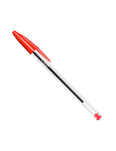 Bolígrafos cristal roj0, 50 uds