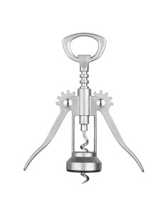 Sacacorchos deluxe acero inoxidable modelo charles de gaules 15cm