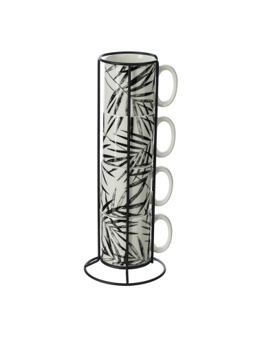 Juego de 4 tazas modelo "mug on rack" colores...