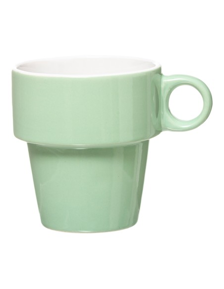 Juego de 6 tazas con soporte colores surtidos