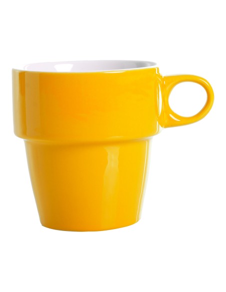 Juego de 6 tazas con soporte colores surtidos