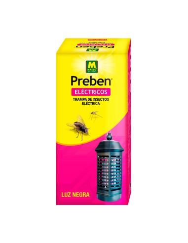Trampa para insectos eléctrica ø10,5x22cm 4w.preben 231325 massó