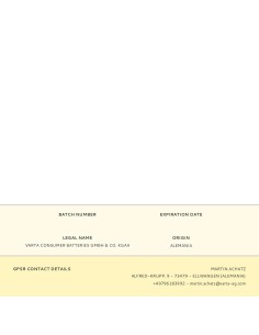 Linterna frontal ultralight h30r amarilla varta 2