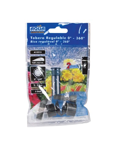 Pack de bolsa con 2 toberas agua van 15...