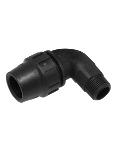 Codo rosca macho 32mm (1") aqua control