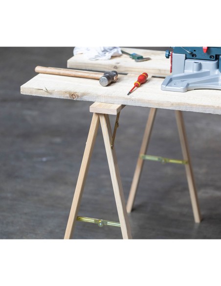 Caballete pino macizo plegable kipli 73,5x79,5x40cm astigarraga
