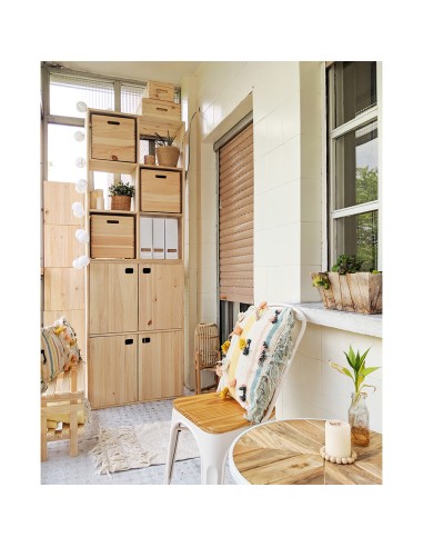 Mueble dinamic 4 puertas pino macizo 105,4 x...