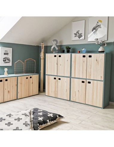 Mueble dinamic 4 puertas pino macizo 105,4 x...