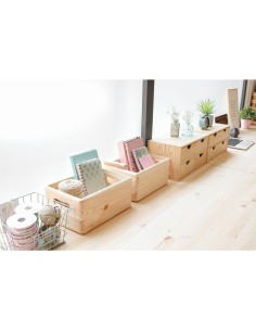 Caja de pino 40 x 30 x 14 cm 2