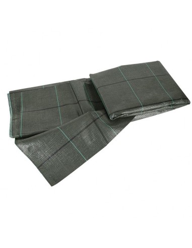 Malla de suelo para camping. color verde, 3 x 5 m