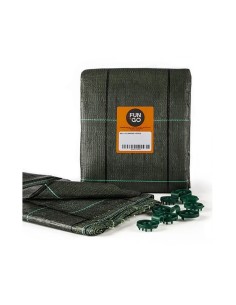 Malla de suelo para camping. color verde, 3 x 6 m 2