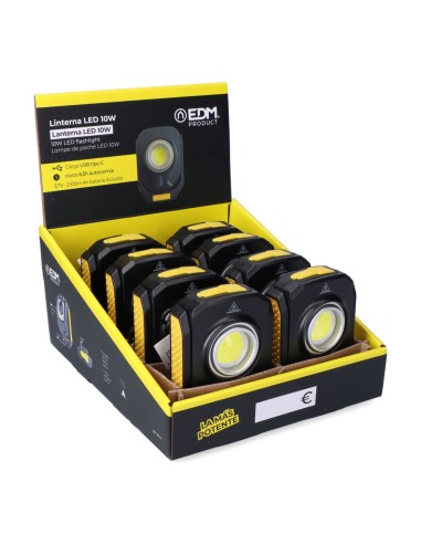 Linterna con 1 led 10w 900lm compact...