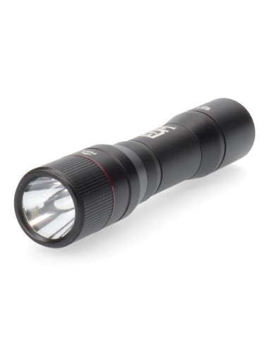 Linterna de 1 led 20w cuerpo aluminio recargable + funcion power bank 1800lm
