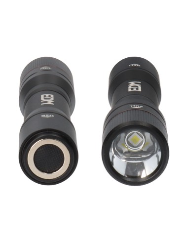 Linterna de 1 led 20w cuerpo aluminio...