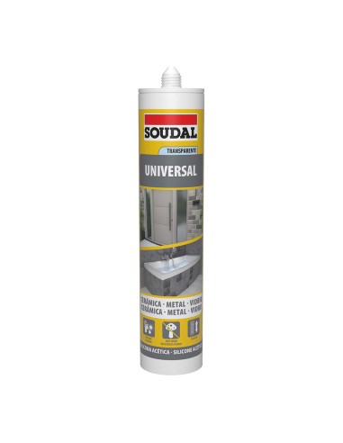 Silicona universal translucida 280 ml