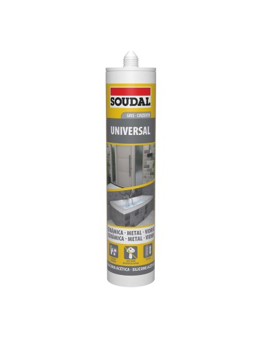 Silicona universal gris 280 ml