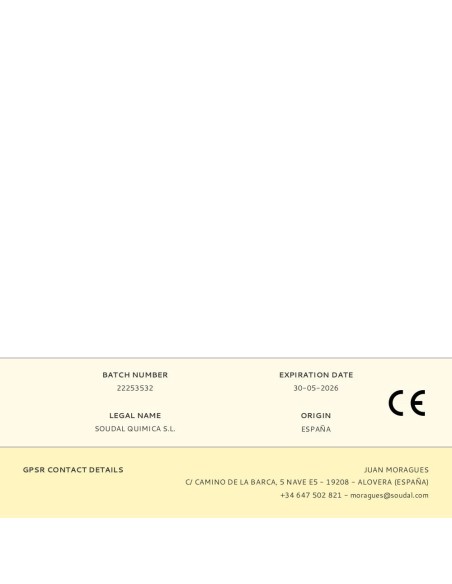 Silicona construccion neutra blanca 290 ml