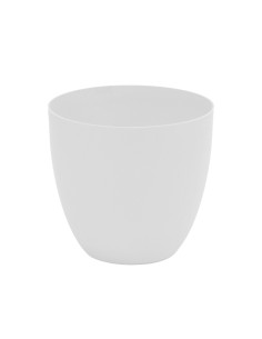 Maceta de inyeccion modelo cuenco ø22cm color blanco