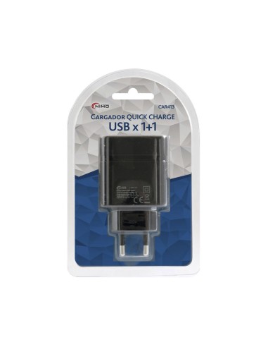 Cargador usb power 2 puertos nimo