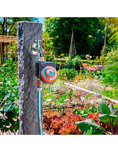 Programador de riego analogico easy plus gardena