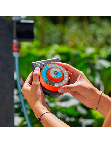 Programador de riego analogico easy plus gardena