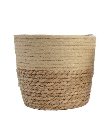 Conjunto de 3 cestos de yute ø20x17cm