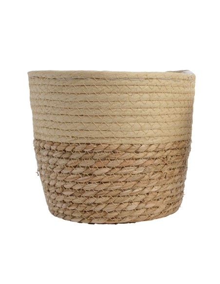 Conjunto de 3 cestos de yute ø20x17cm