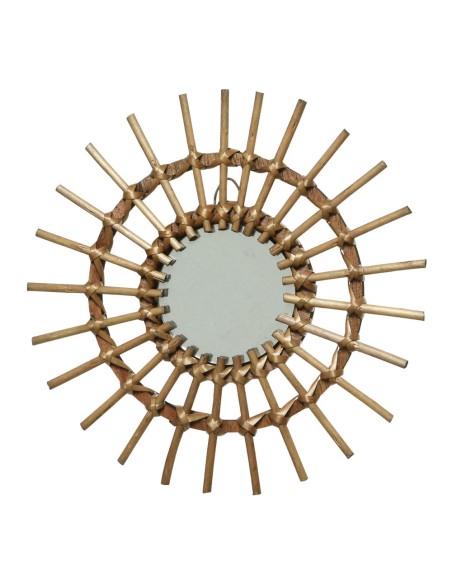 Espejo de mimbre ø40x2,5cm colores / modelos surtidos