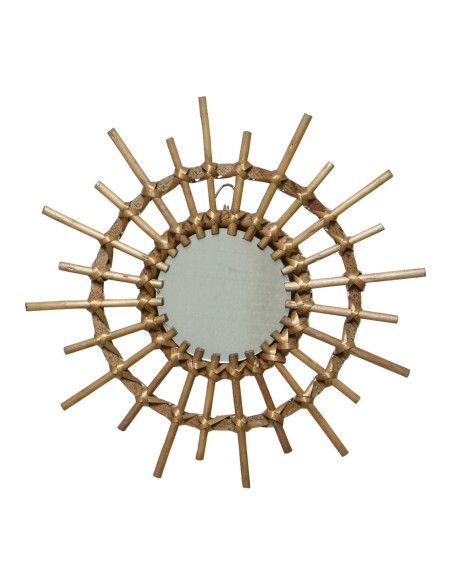 Espejo de mimbre ø40x2,5cm colores / modelos surtidos