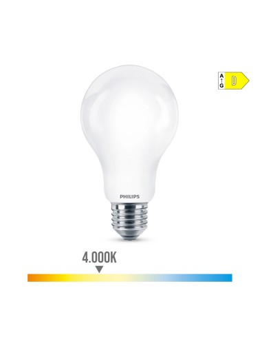 Bombilla standard led e27 13 w 2000 lm 4000 k luz dia ø7 x 12,1 cm